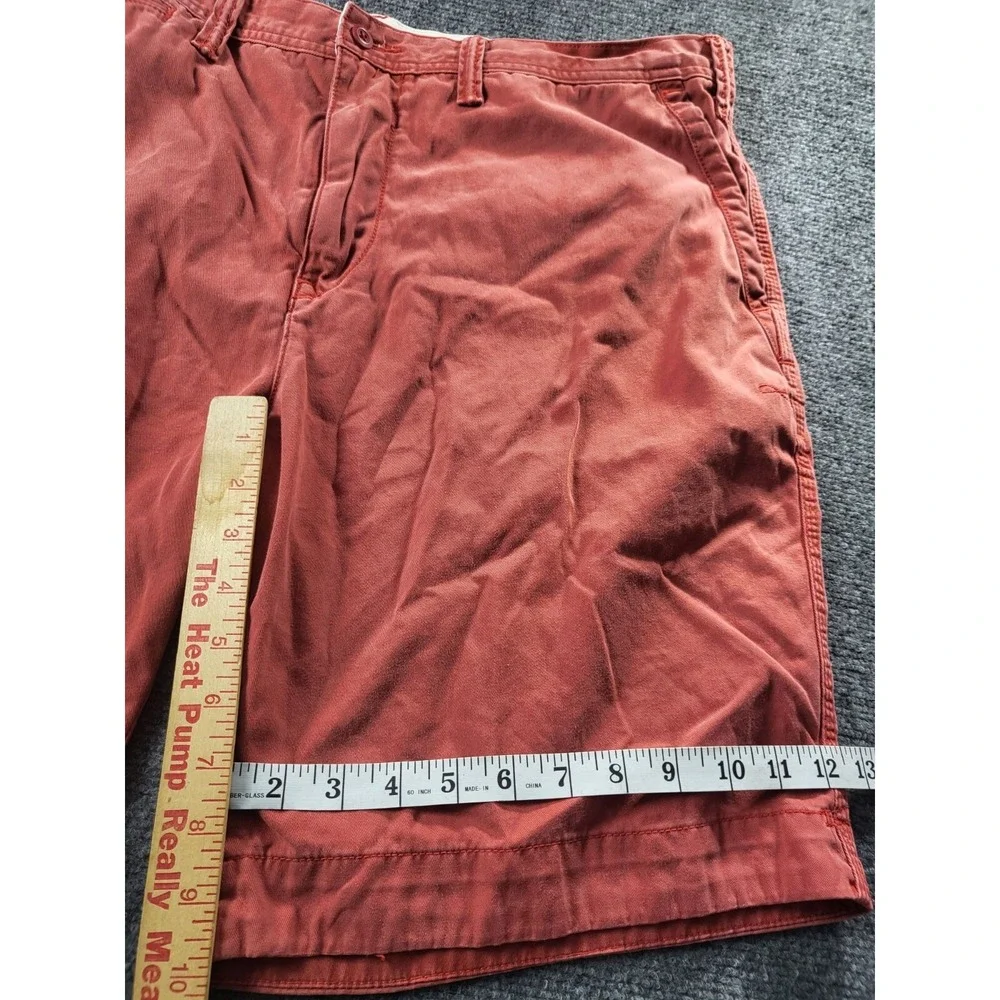 Polo Ralph Lauren‎ Khaki Shorts Relaxed Fit Men Sz 38 Shrimp Red Classic Preppy